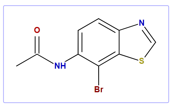 Acetamide, N-(7-bromo-6-benzothiazolyl)-